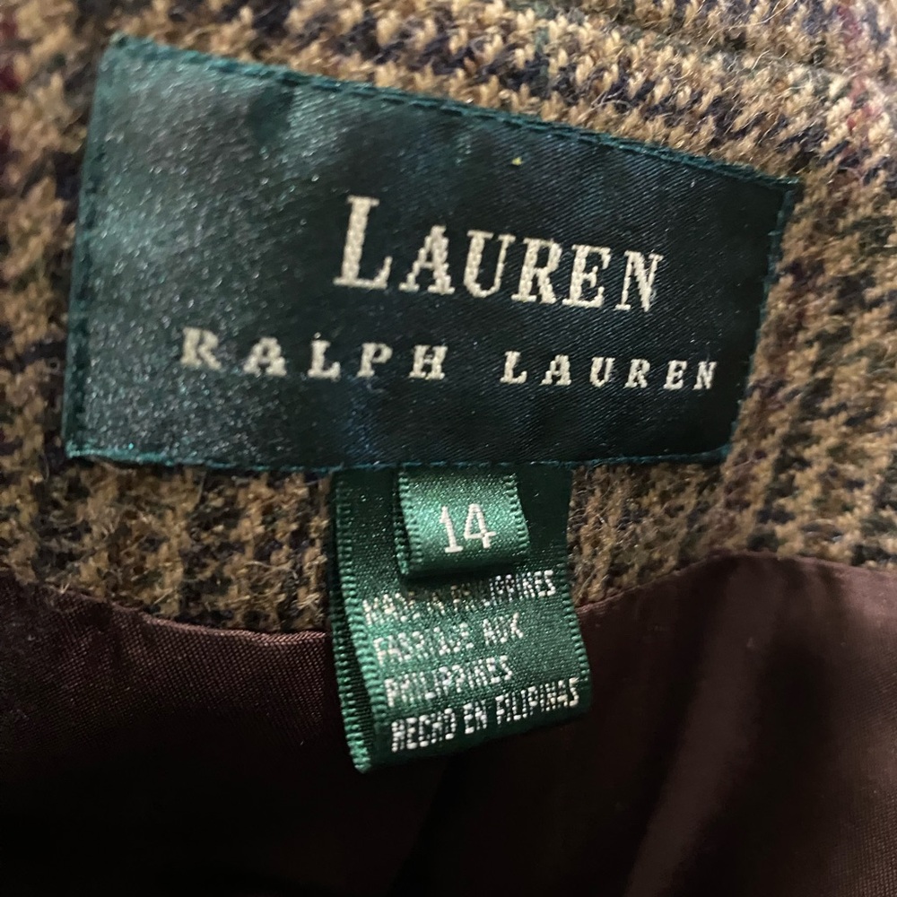 Lauren Ralph Lauren Wool Blend Jacket womans 14